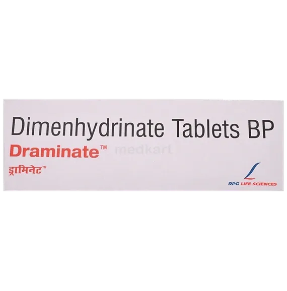 draminate 50mg tablet 10's